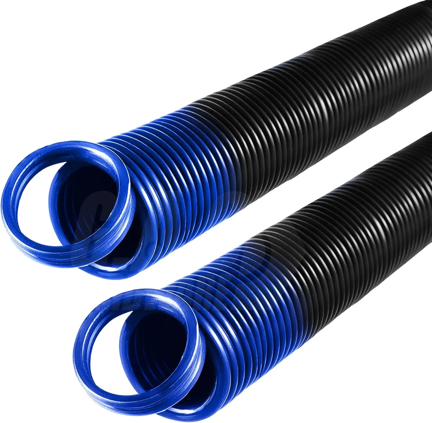 140 lb. Heavy-Duty Double-Looped Garage Door Extension Spring (2-Pack) - DARK BLUE | Springs for Garage Door Replacement Hardware Repair