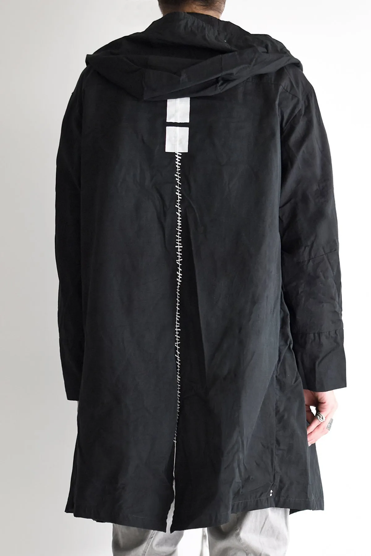 1901-JK03A Organic Cotton Mods Coat Black