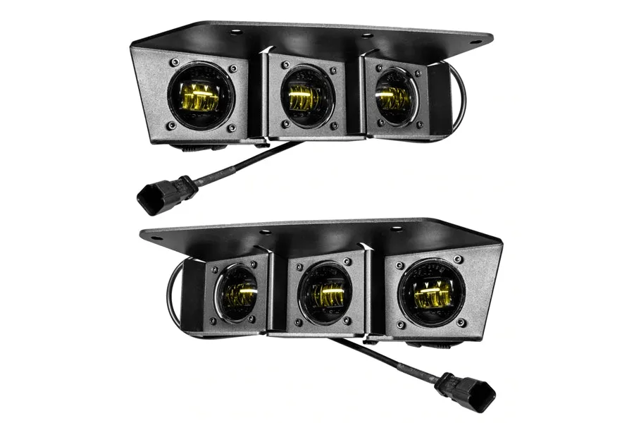 2021  Ford Bronco Oracle Triple LED Fog Light Kit, Yellow