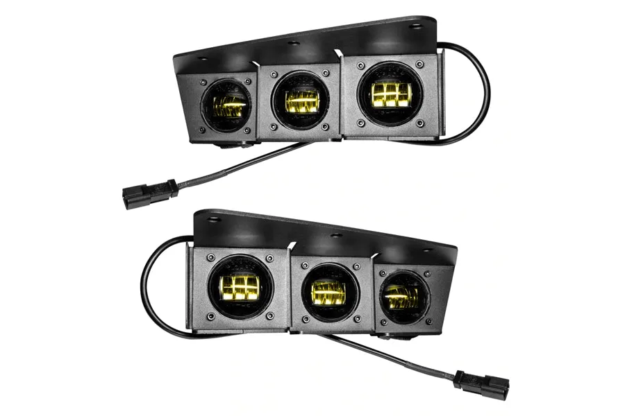 2021  Ford Bronco Oracle Triple LED Fog Light Kit, Yellow