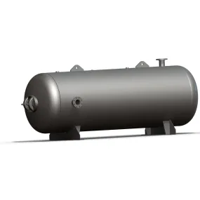 240ARH200 - 240 Gallon Horizontal Air Receiver Tank