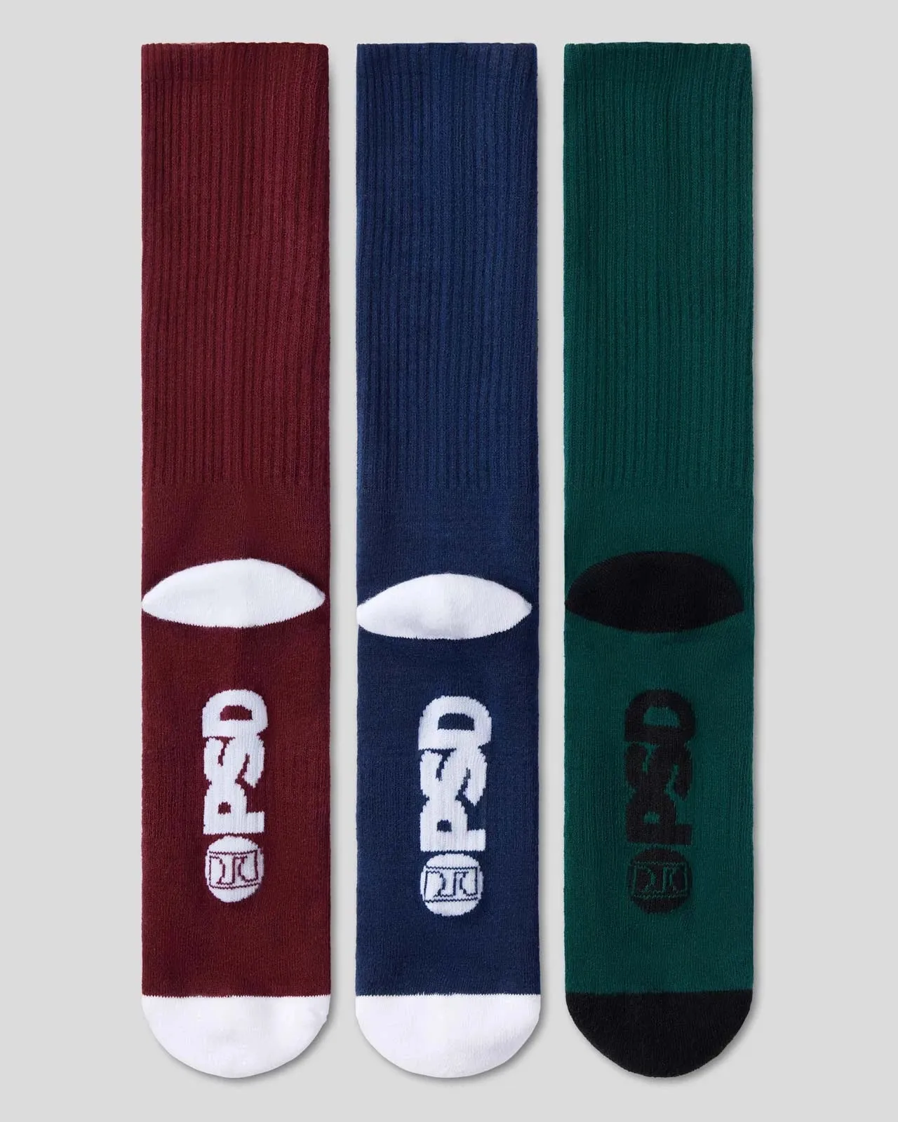 3 Pack - Logo Crew - Dark Tones