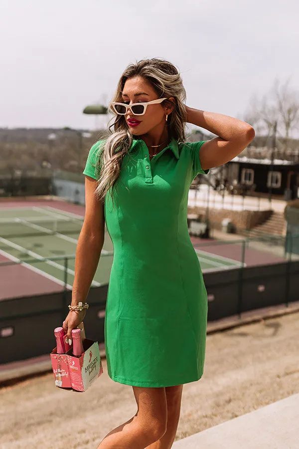 Aim Higher Athletic Dress In Kelly Green