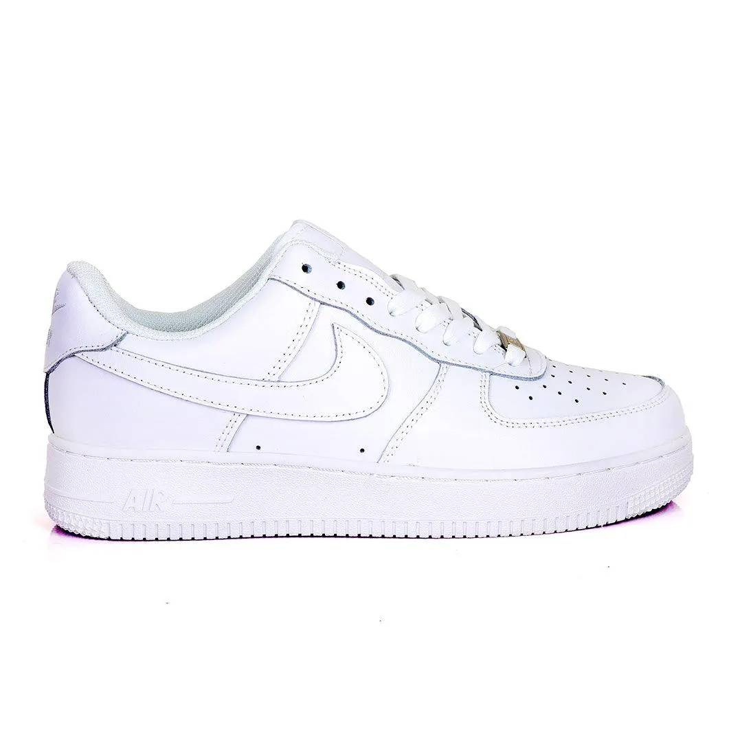 Air Force Nk Pressure 107 All White Sneakers