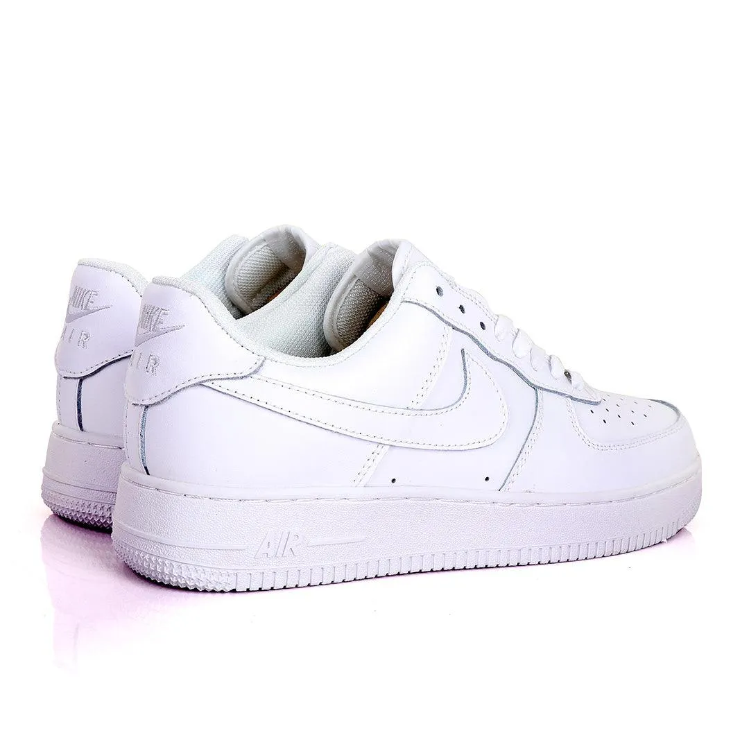 Air Force Nk Pressure 107 All White Sneakers