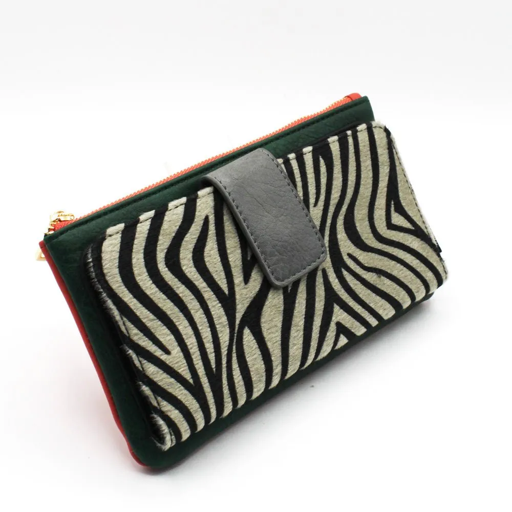 Animal Print Zebra Wallet