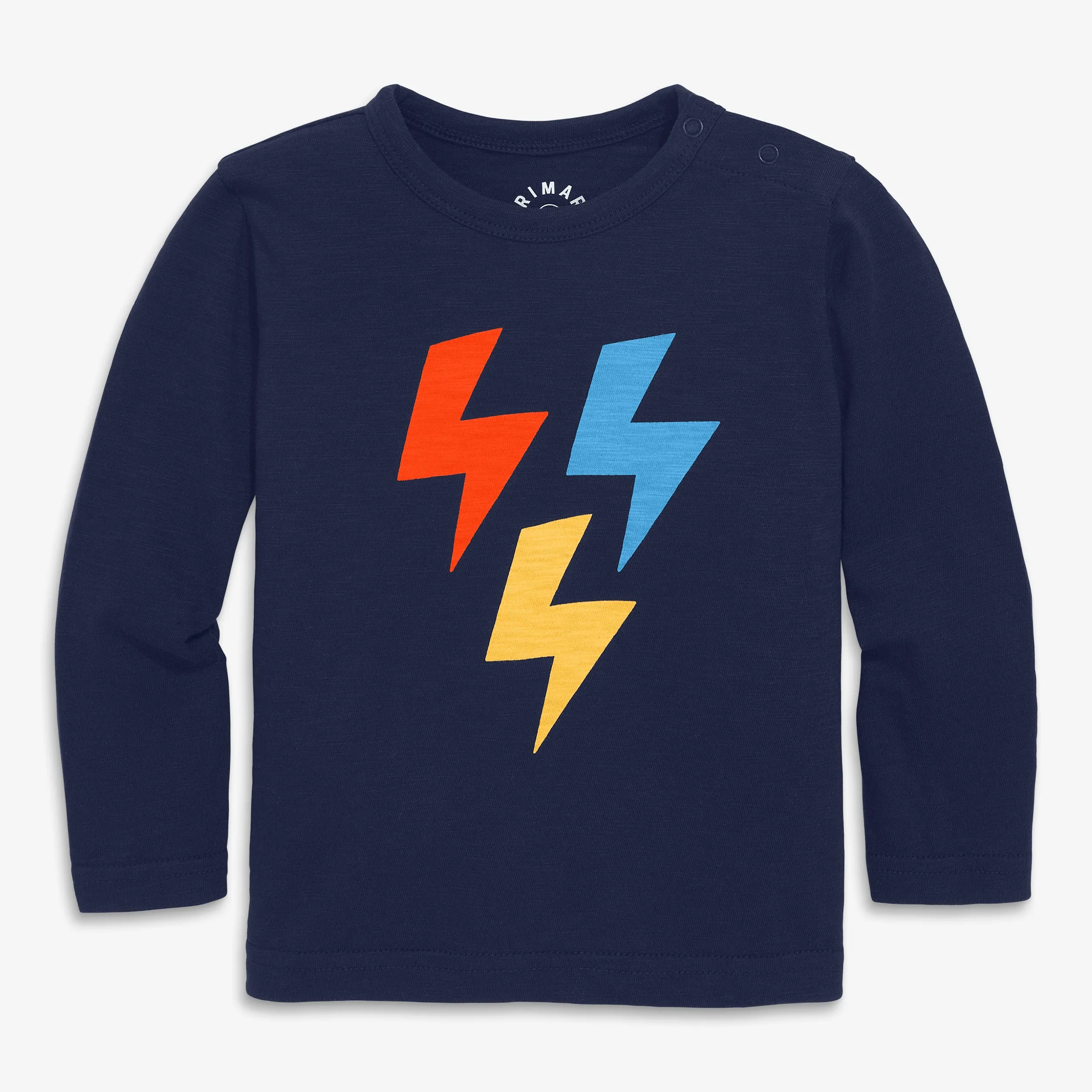 Baby long sleeve triple bolt tee