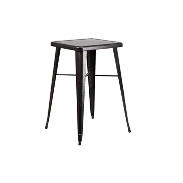 Bar Height Black Copper Galvanized Finish Tolix Table 24