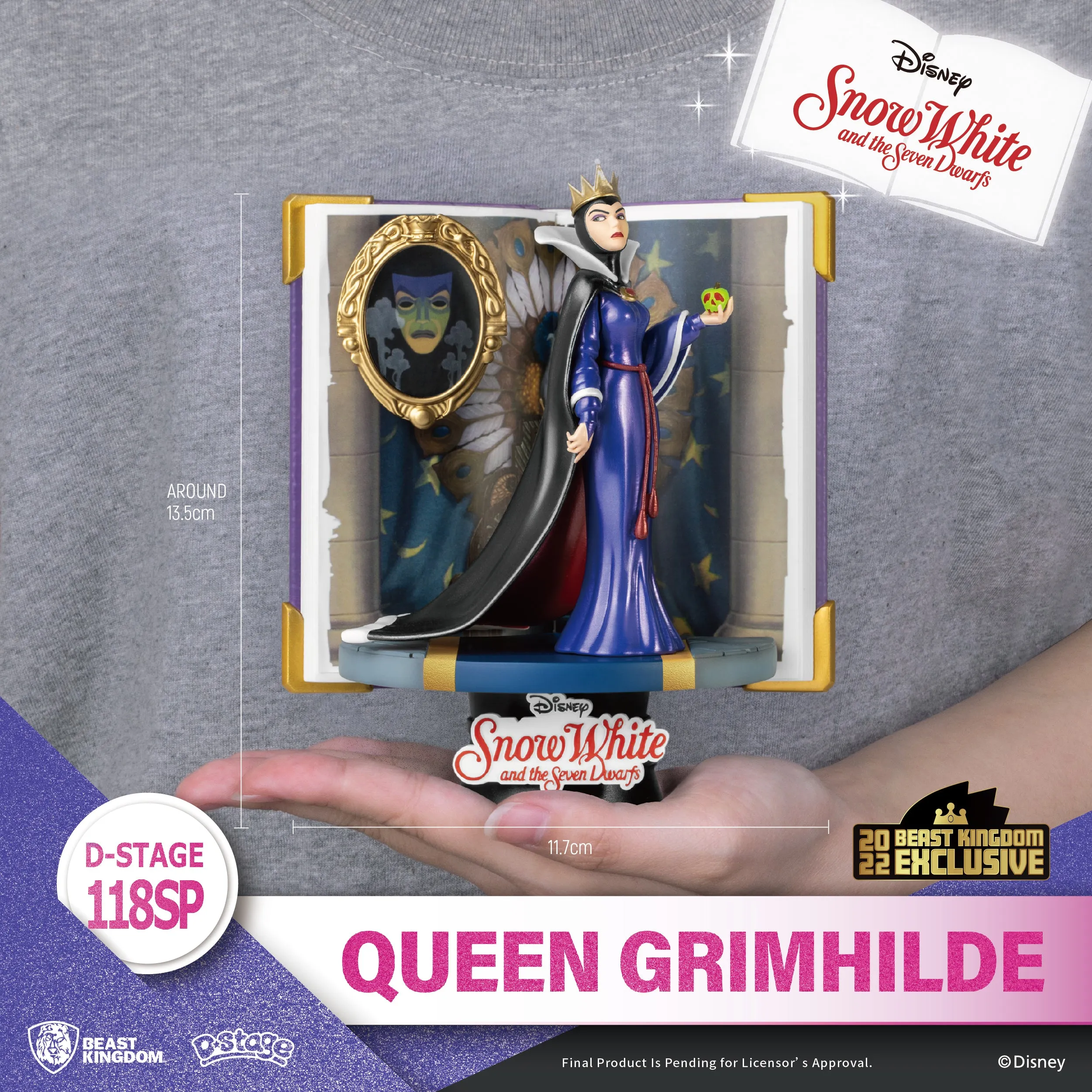 Beast Kingdom DS-117&118SP Disney Story Book Series-Snow White & Grimhilde Special Edition Set Diorama Stage D-Stage Figure Statue