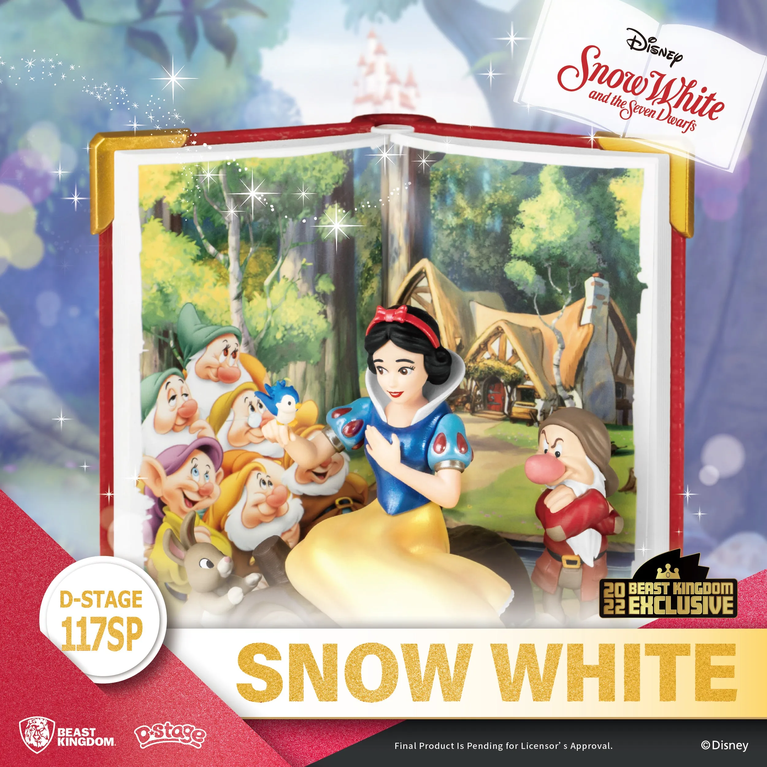 Beast Kingdom DS-117&118SP Disney Story Book Series-Snow White & Grimhilde Special Edition Set Diorama Stage D-Stage Figure Statue