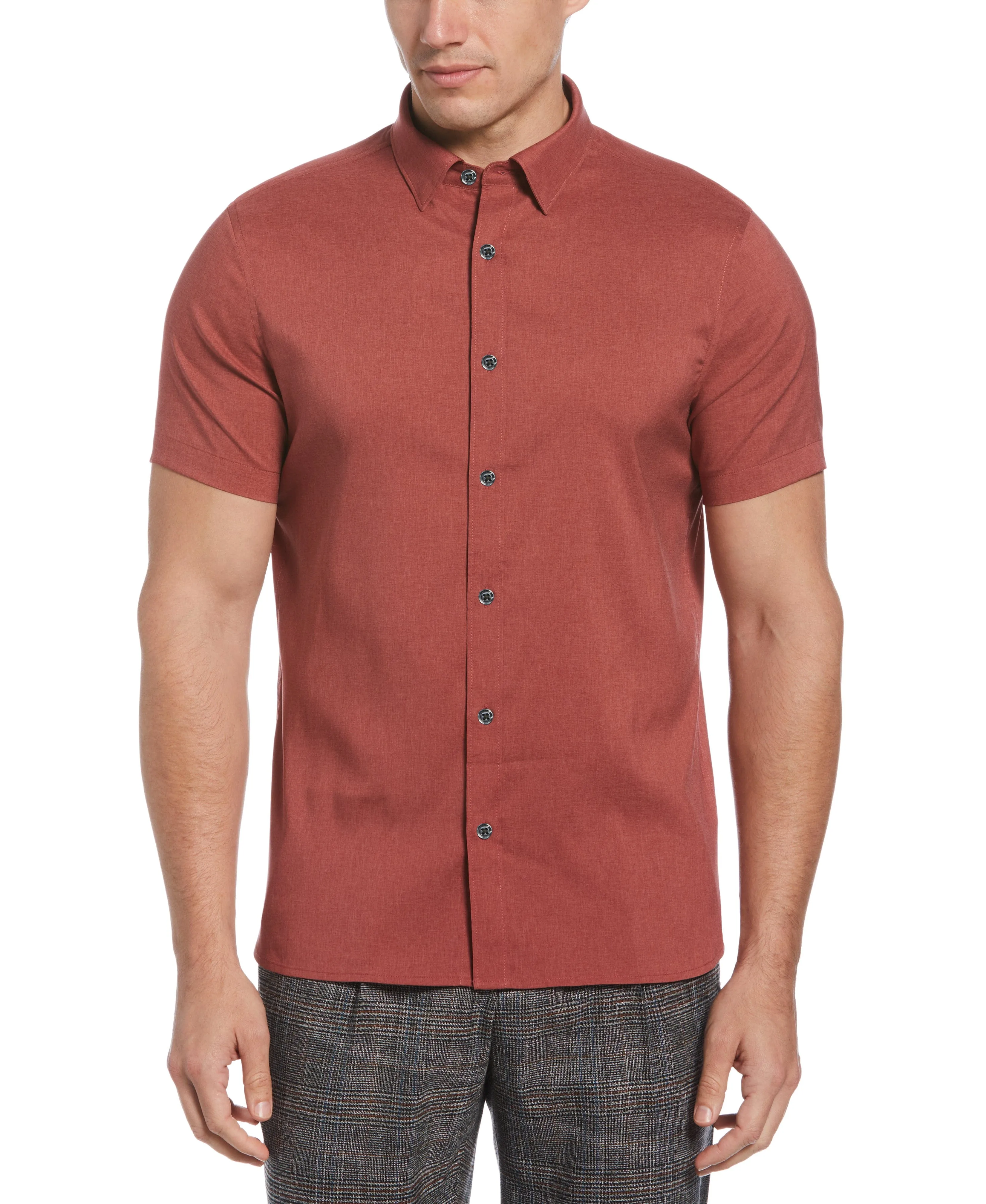 Big & Tall Total Stretch Heather Shirt