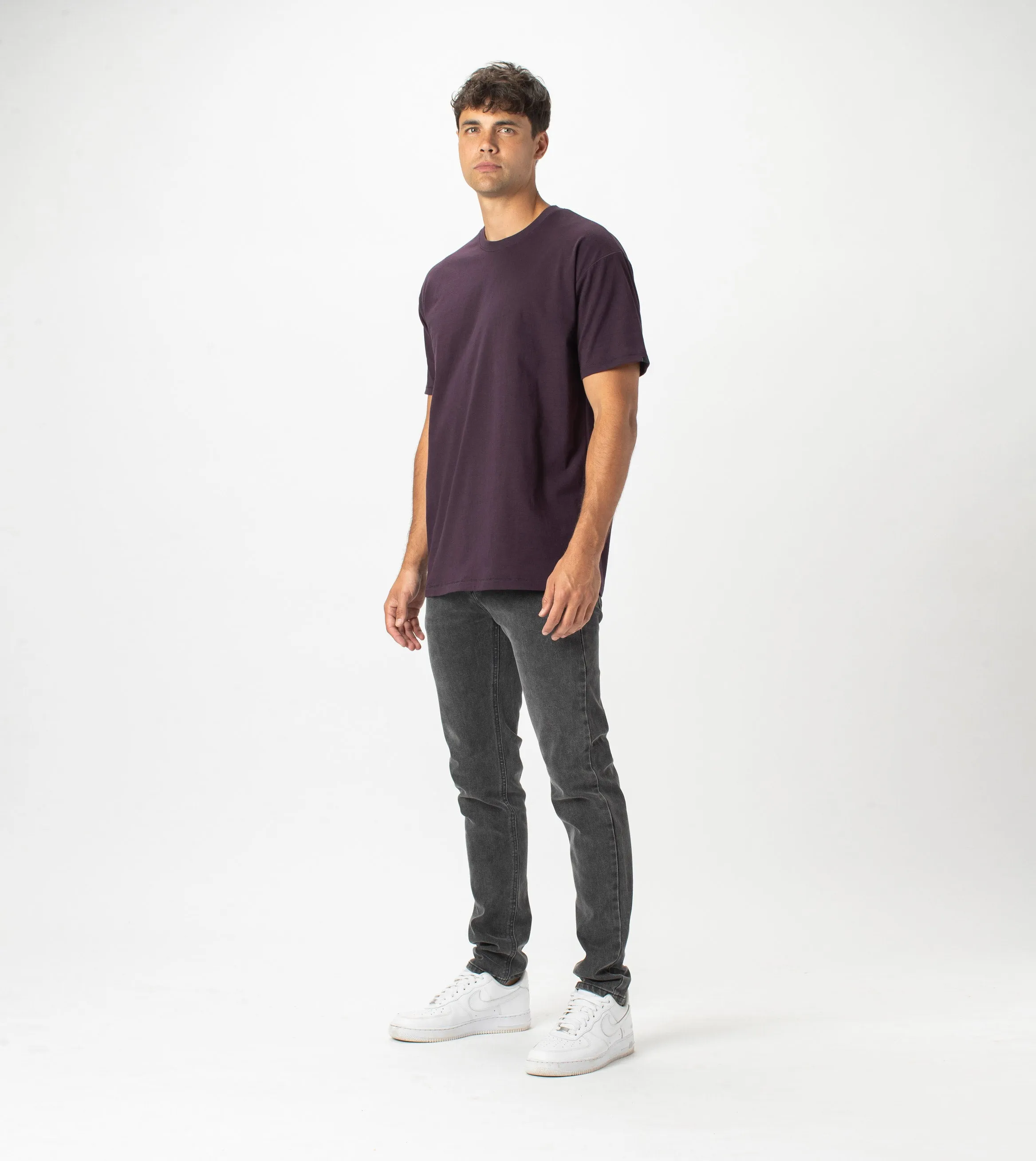 Box Tee Dk Grape