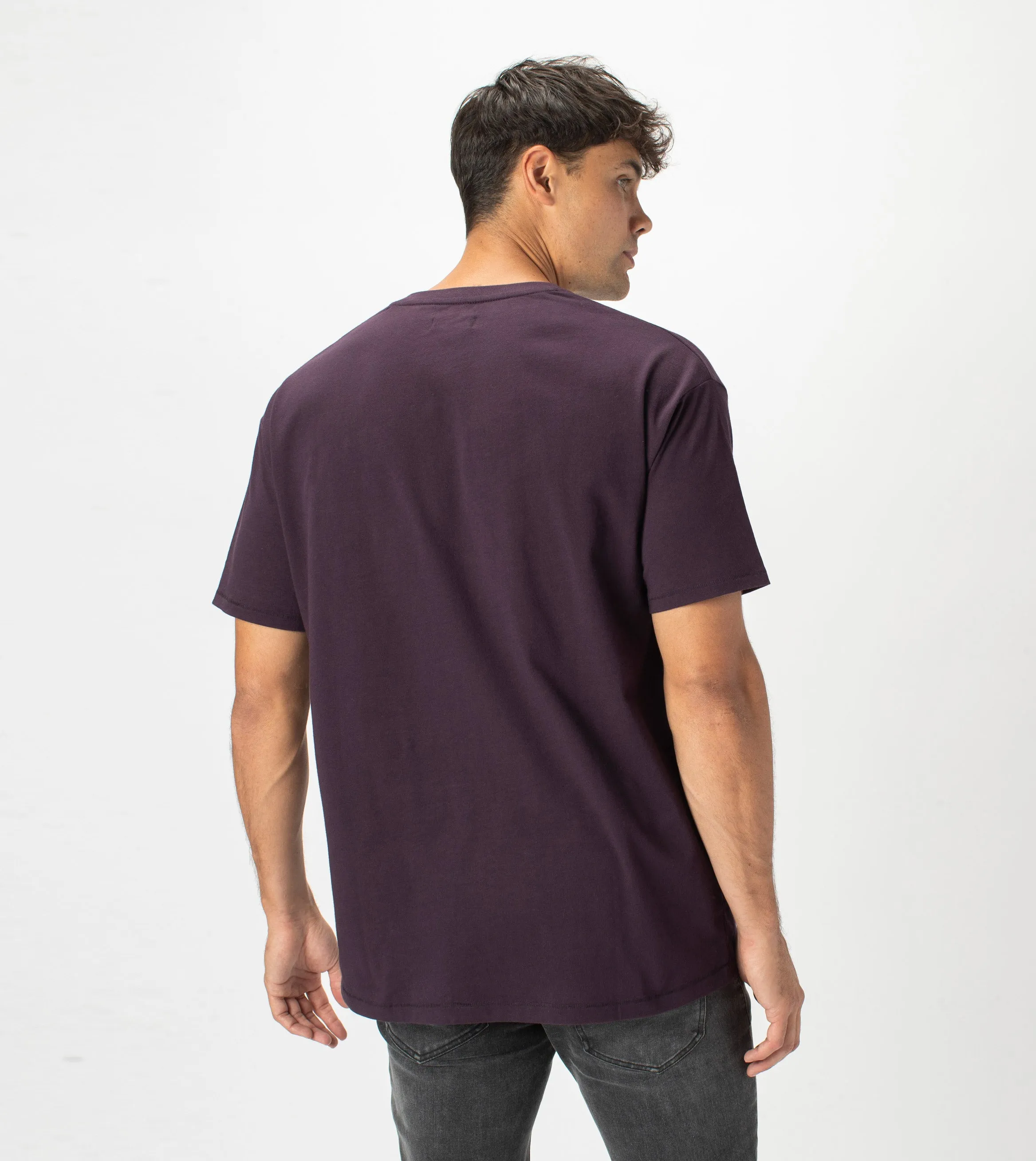 Box Tee Dk Grape