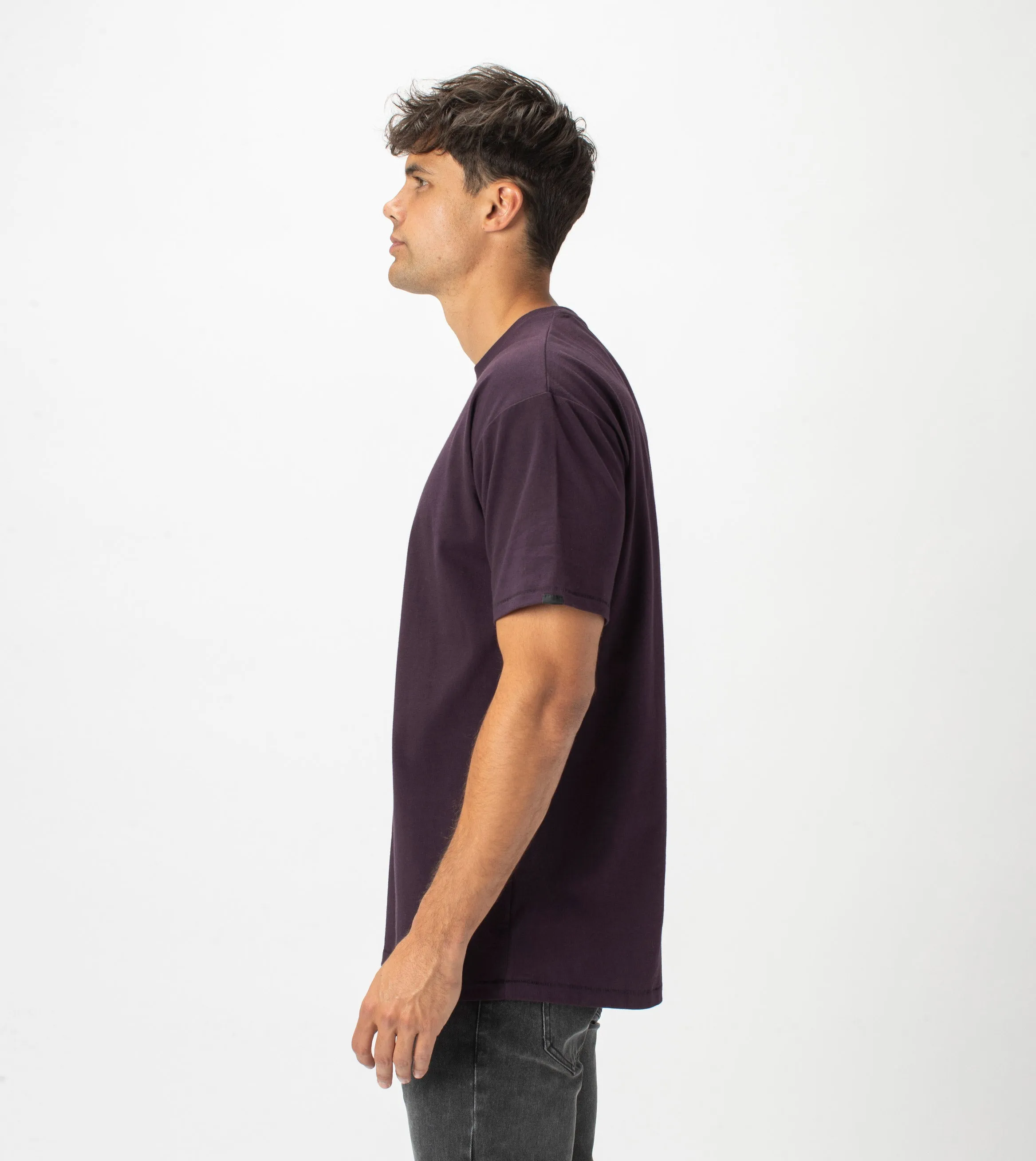 Box Tee Dk Grape