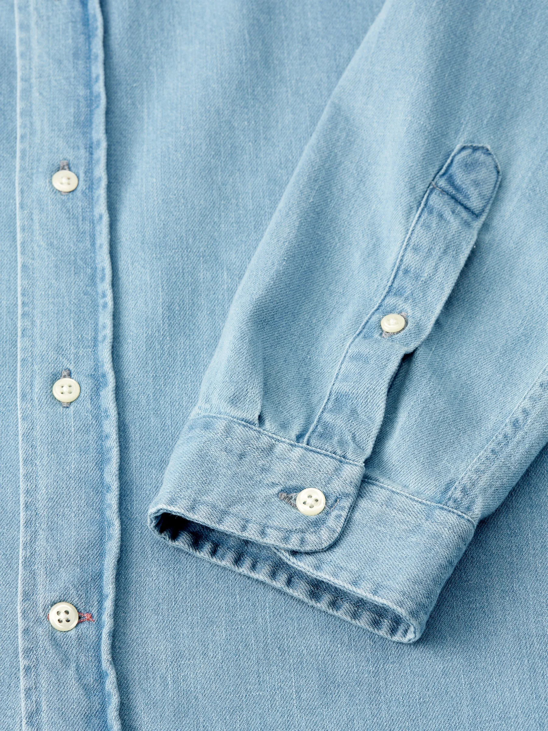 Brook Shirt Mullins Denim Indigo Light