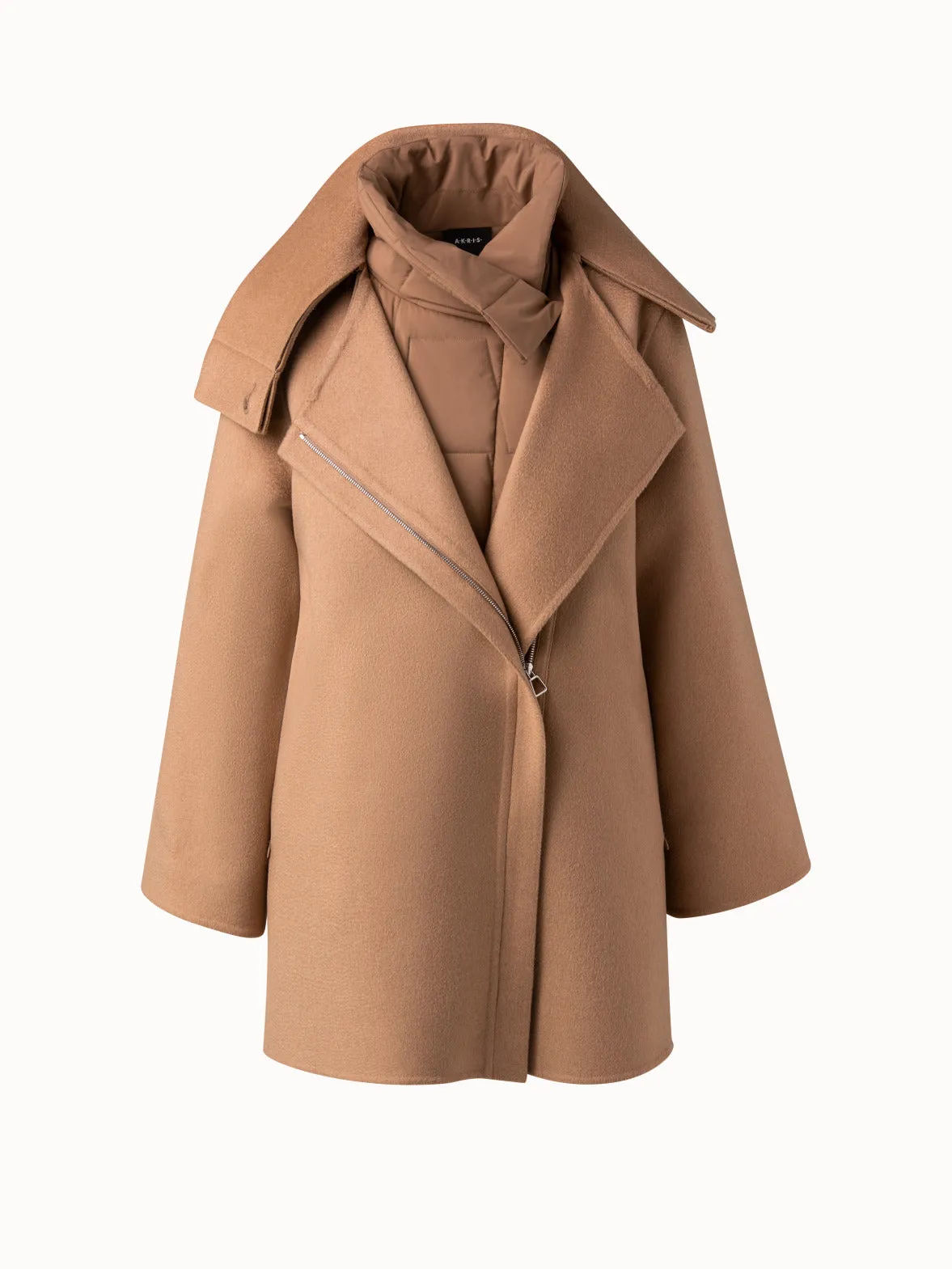 Camelhair Double-Face Double-Layer Parka