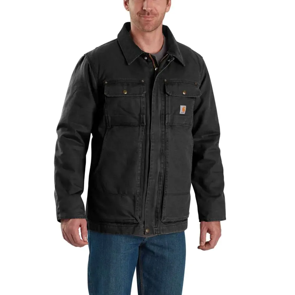 Carhartt 103283 Full Swing Relaxed Fit Washed Duck Insulated Traditional Coat