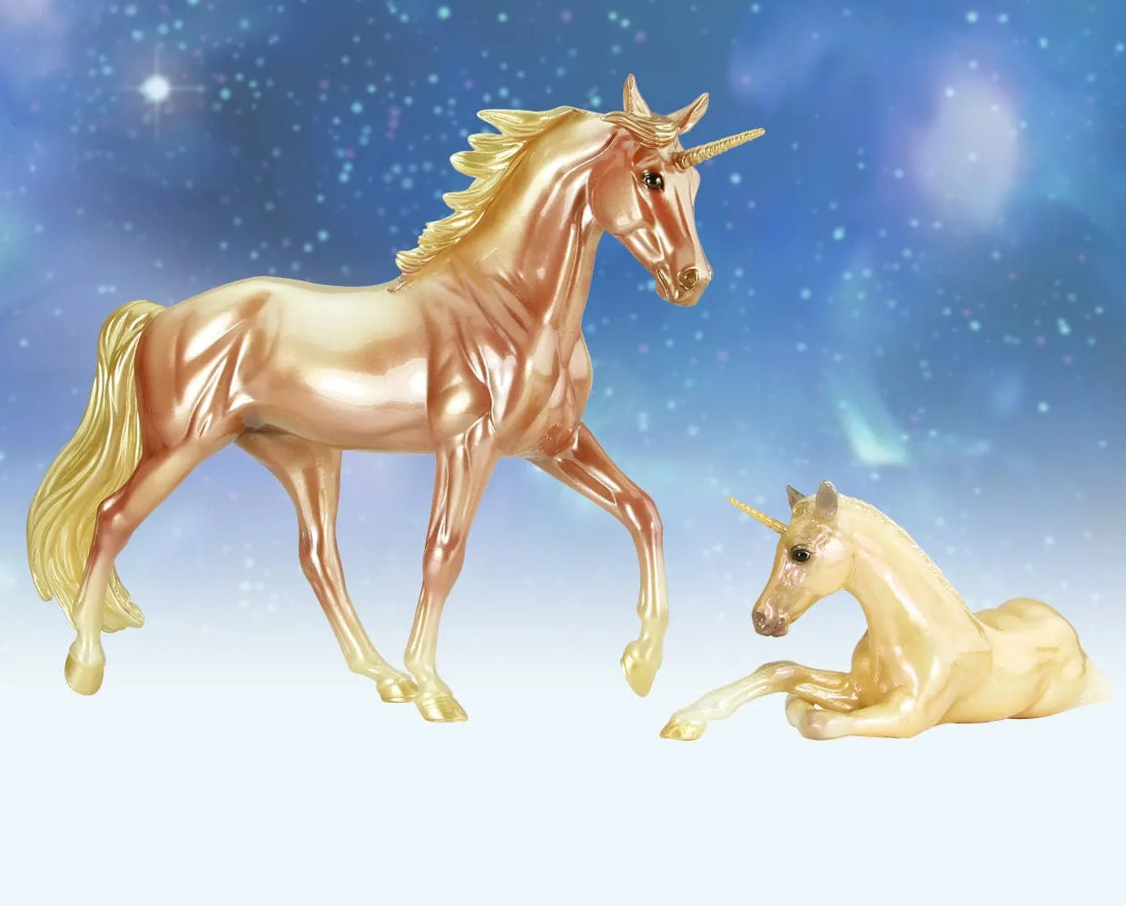 Ceres & Minerva | Unicorn Mare and Foal Set