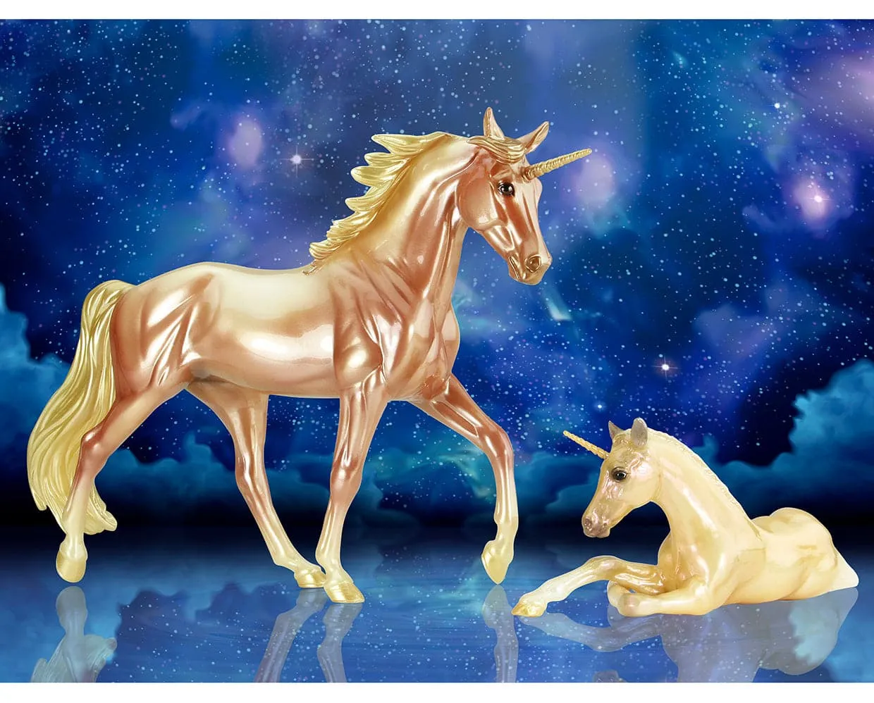 Ceres & Minerva | Unicorn Mare and Foal Set