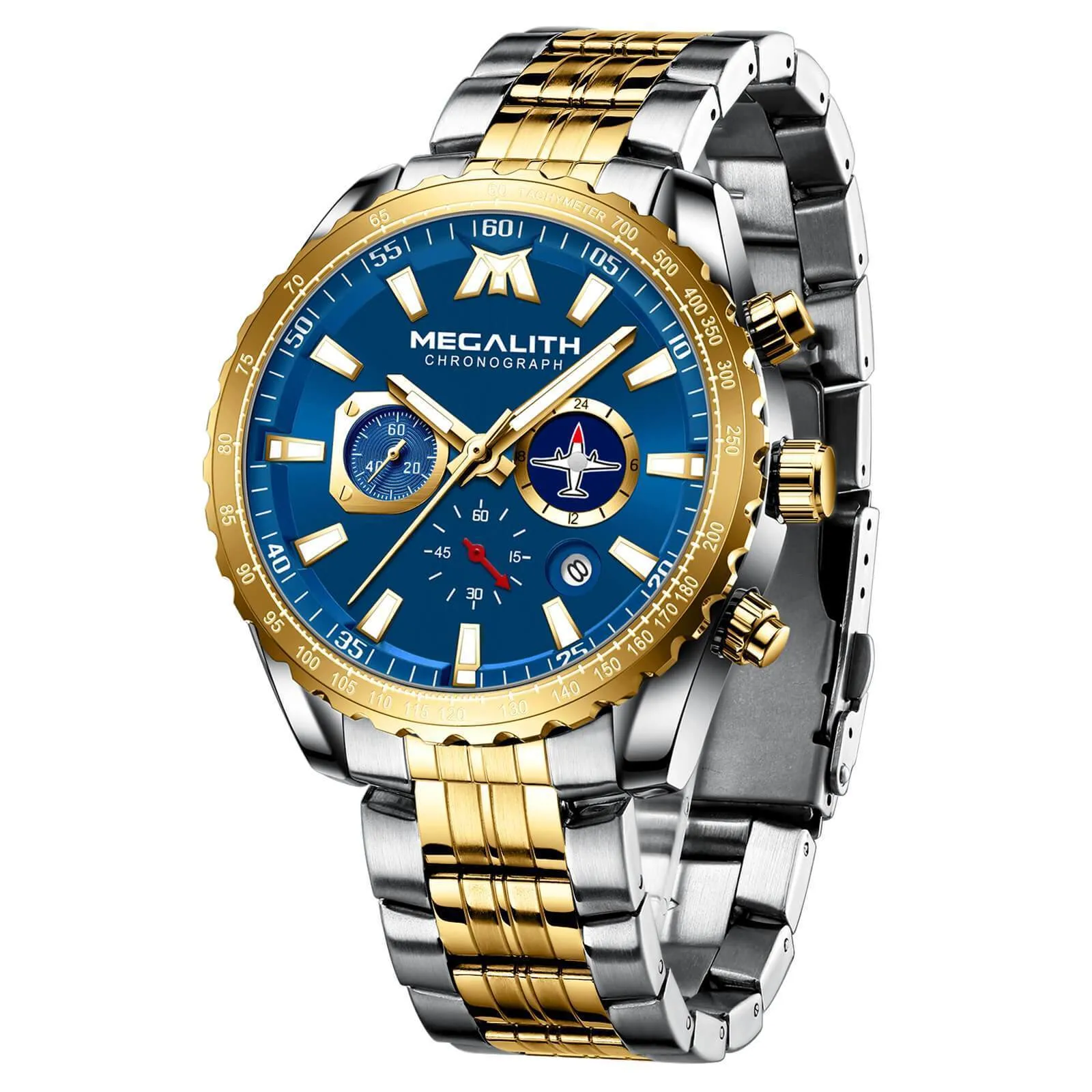 Chronograph Watch | Stainless Steel Band | 8212M