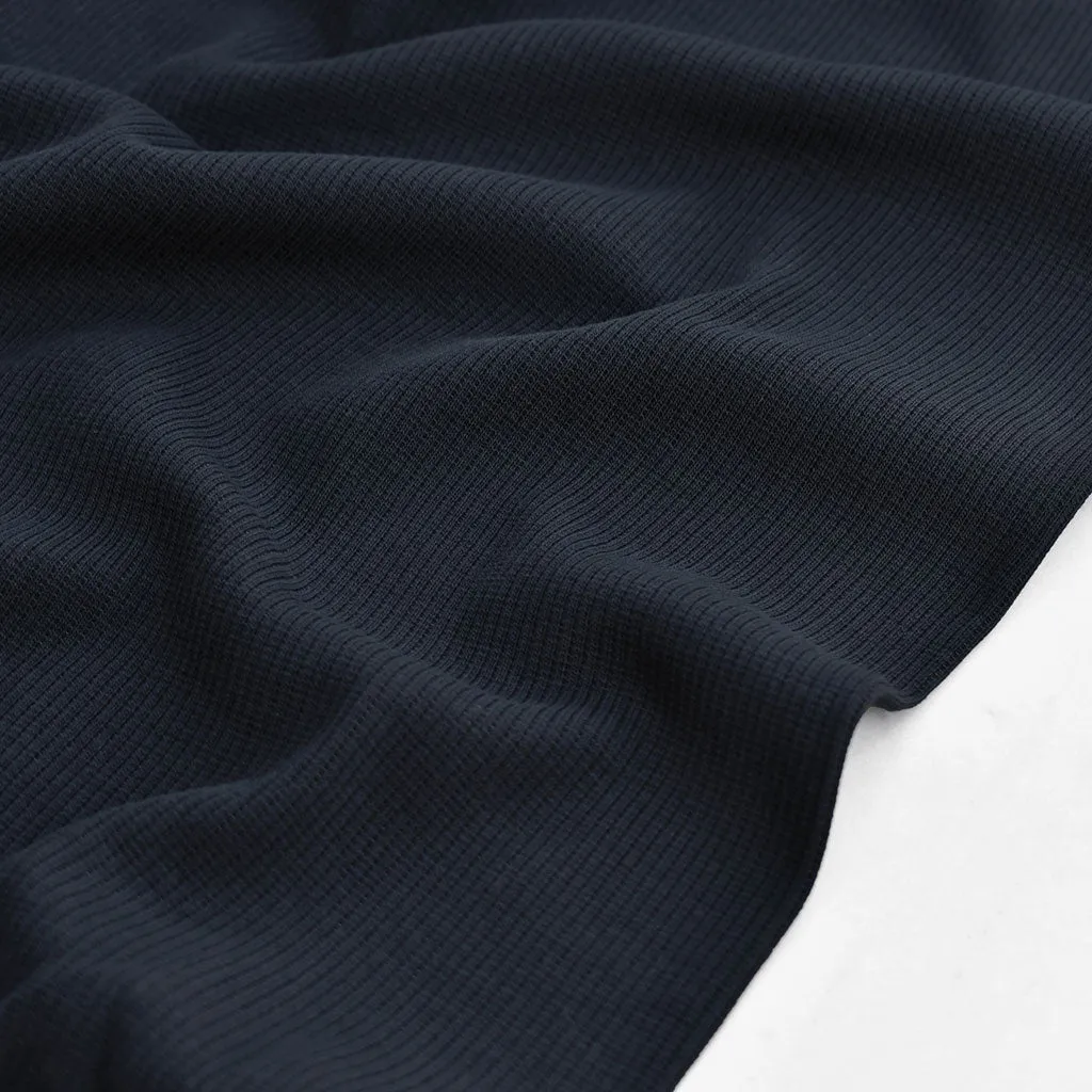 Classic Thick Cotton Ribbing Navy