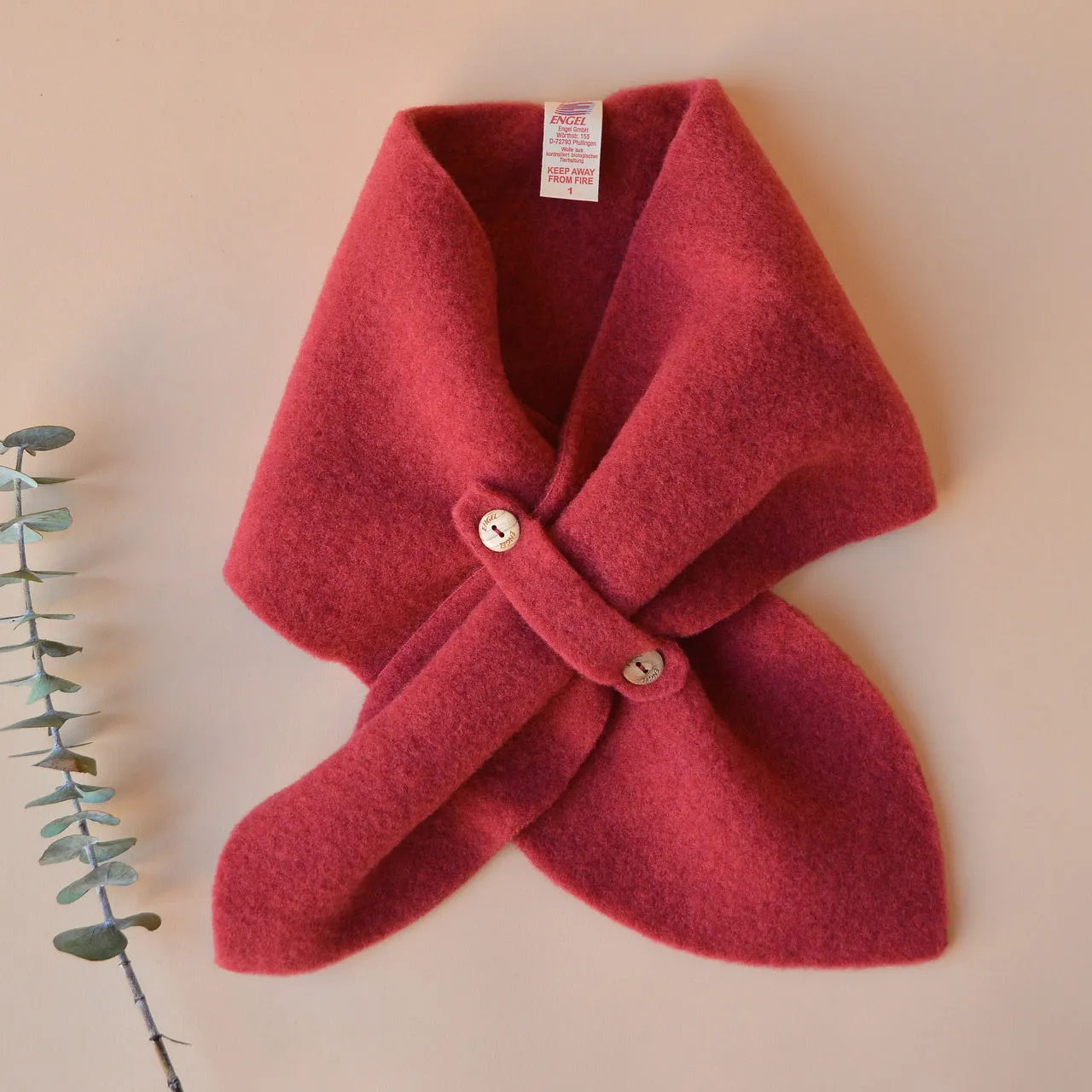 Crossover Scarf in 100% Merino Wool Fleece (Child-Adult)