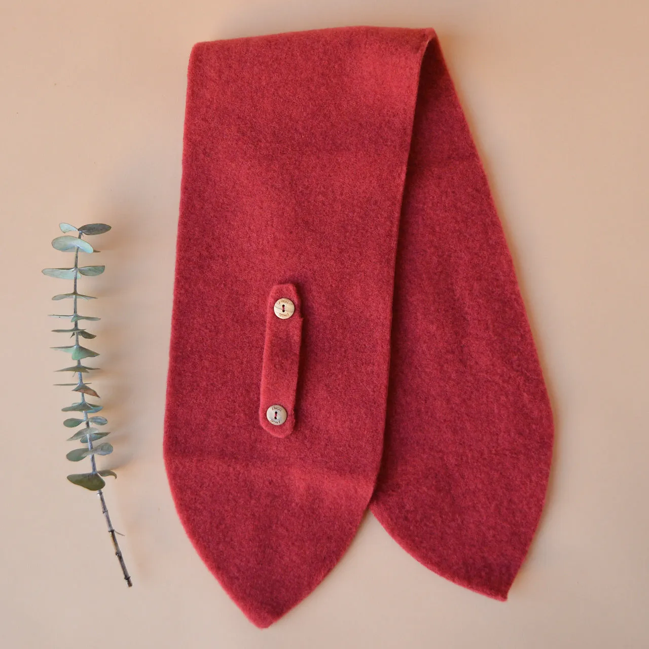 Crossover Scarf in 100% Merino Wool Fleece (Child-Adult)