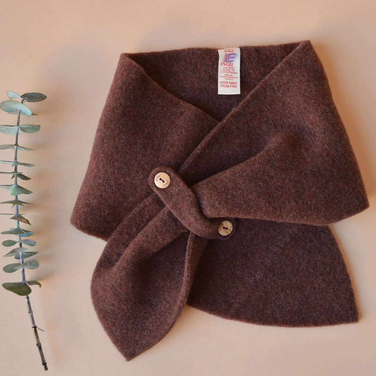 Crossover Scarf in 100% Merino Wool Fleece (Child-Adult)