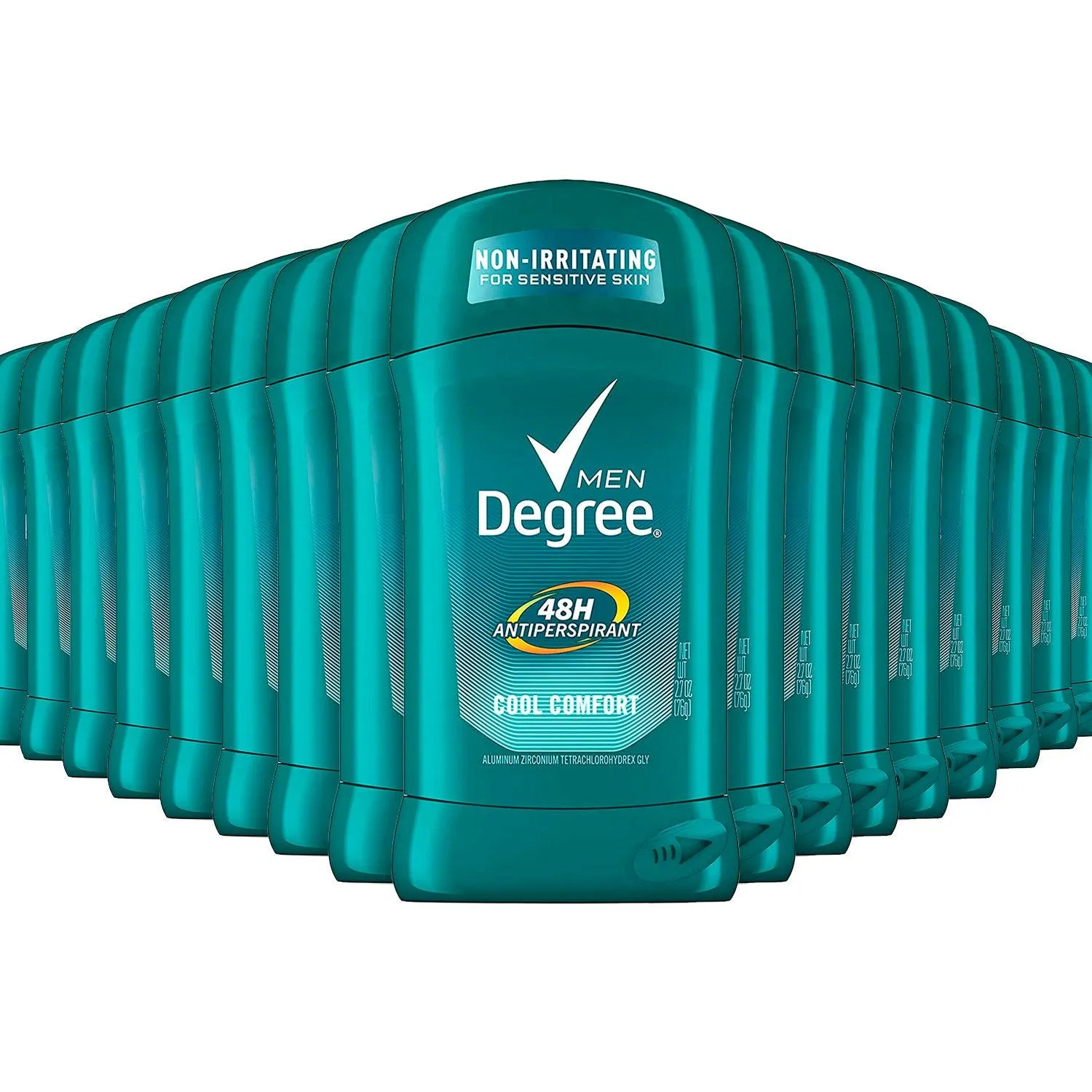 Degree Men Antiperspirant Deodorant Invisible Solid, Cool Comfort - 2.7 Oz - 12 Ct