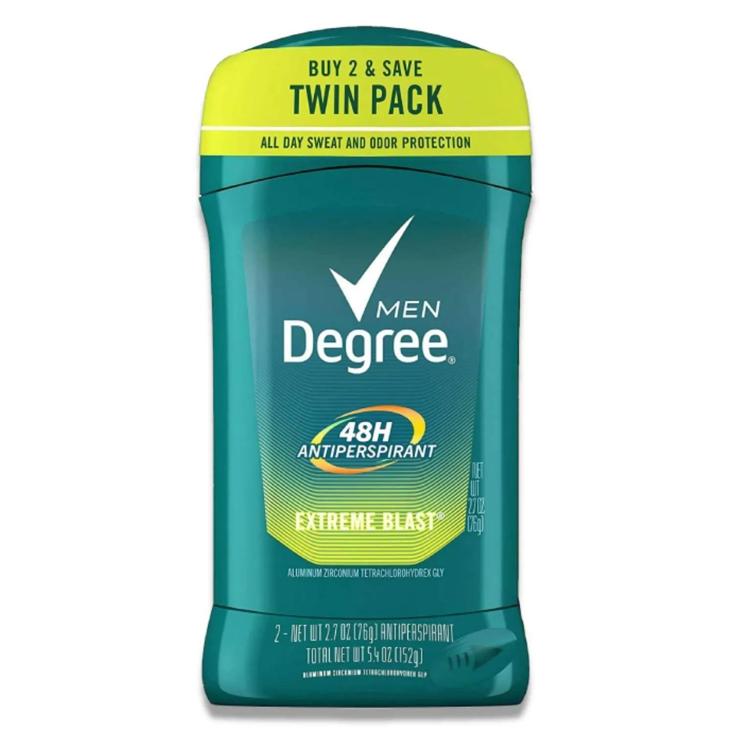 Degree - Men Dry Protection Antiperspirant & Deodorant Extreme Blast 2.7 Oz ea - 6 Pack (Twin Pack)