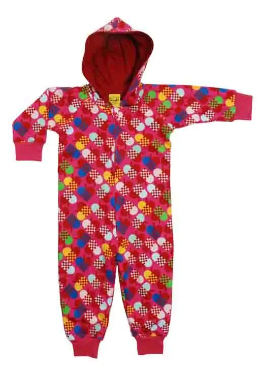 DUNS One Piece Hood Suit - Hearts