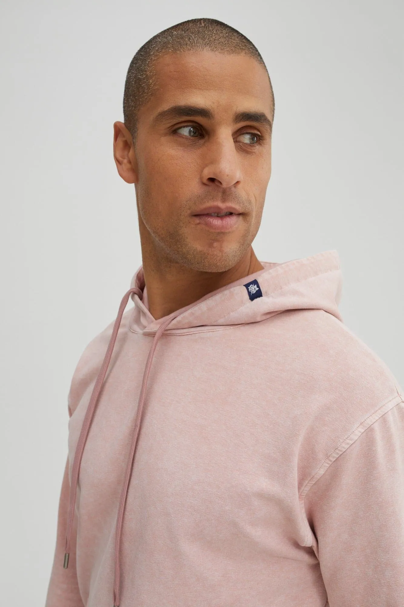 Dusty Rose Fleece Hoodie