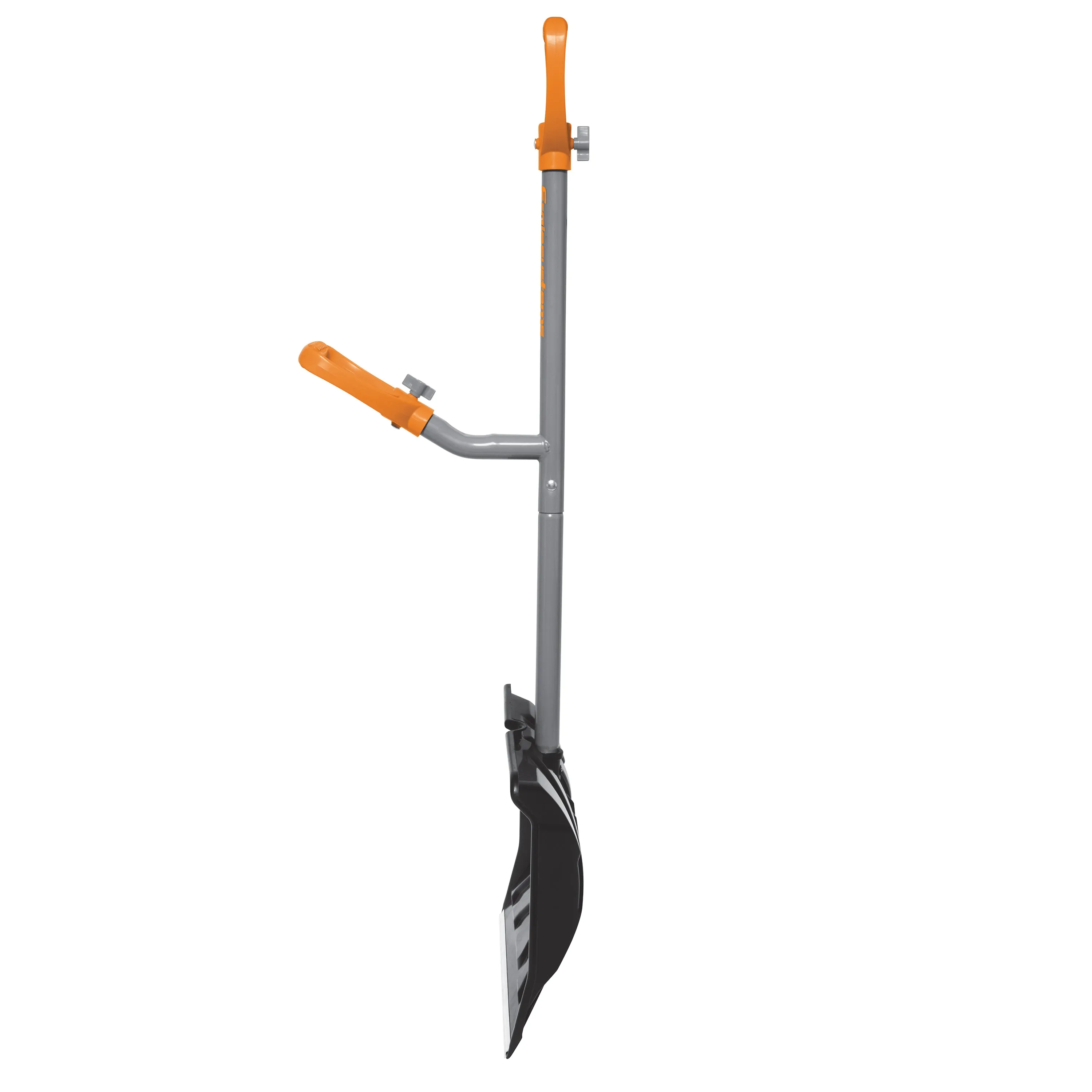 Ergie Systems ERG-SNSH18 Steel Shaft Impact Resistant Snow Shovel | 18-Inch Shovel | 34.5-Inch Shaft | Push/Scoop Combination Blade