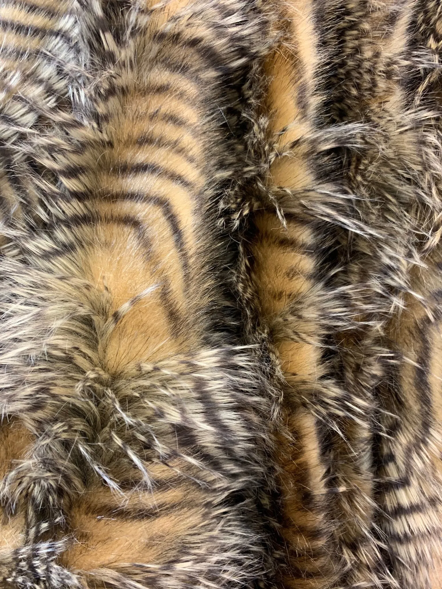 Faux Fake Fur Feathered Bird Long Pile Fabric | Faux Fur Material