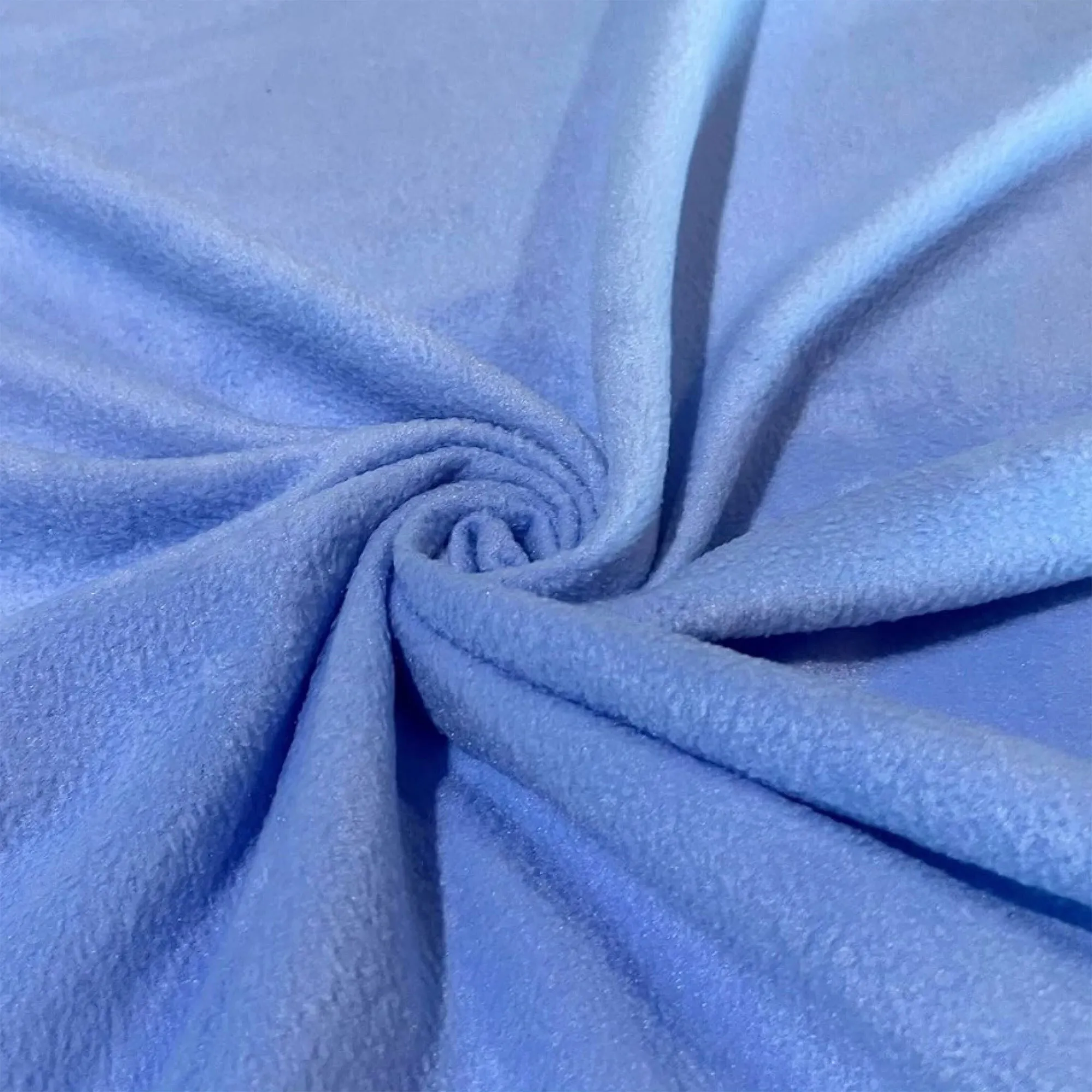 Fleece Fabric By The Yard | Light Blue