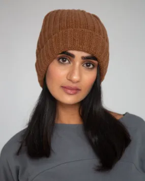 Giselle Virgin Wool Hat In Tan