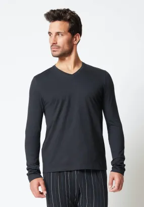 HUBER hautnah - Night Basic Selection - Long sleeve Shirt