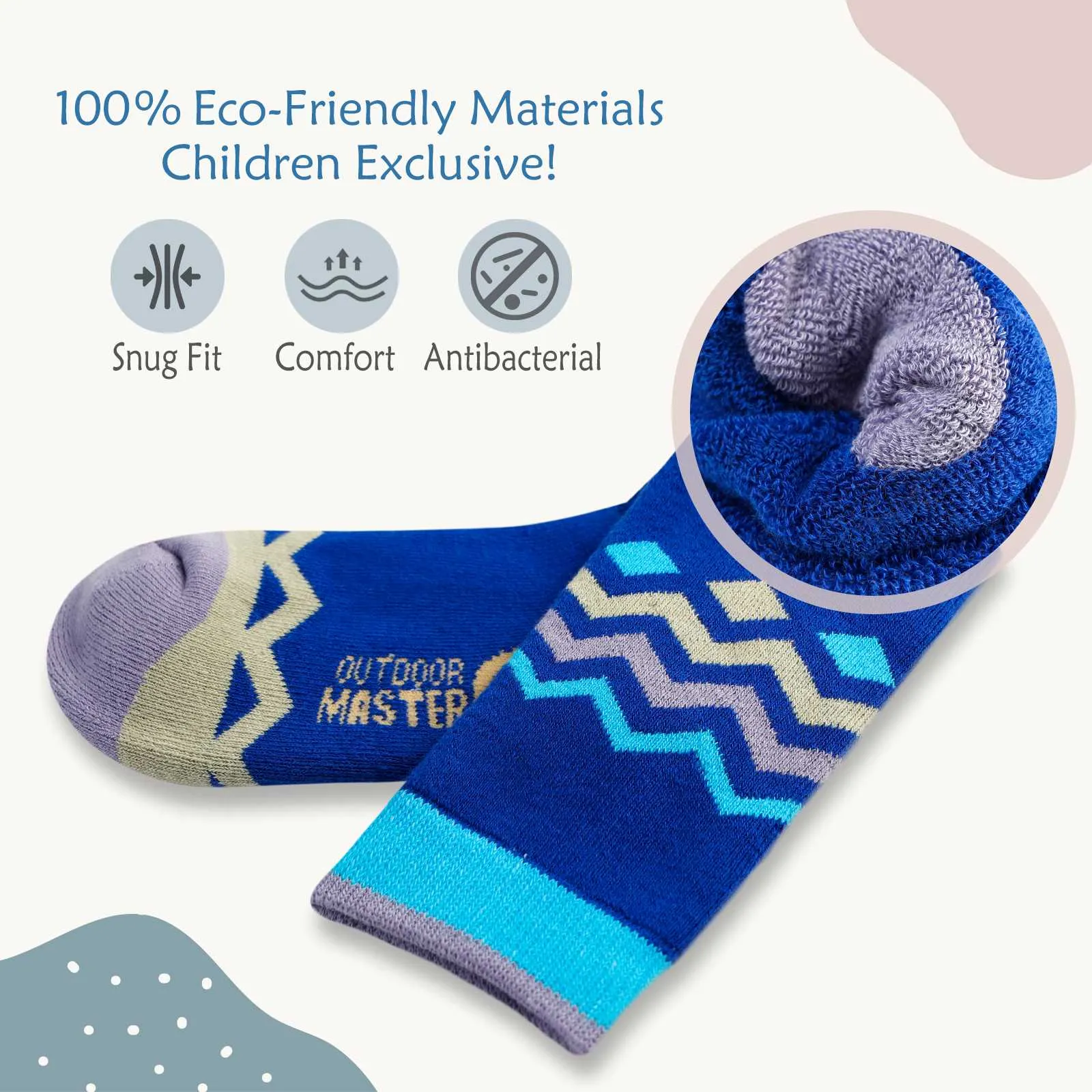 Kids Merino Wool Ski Socks