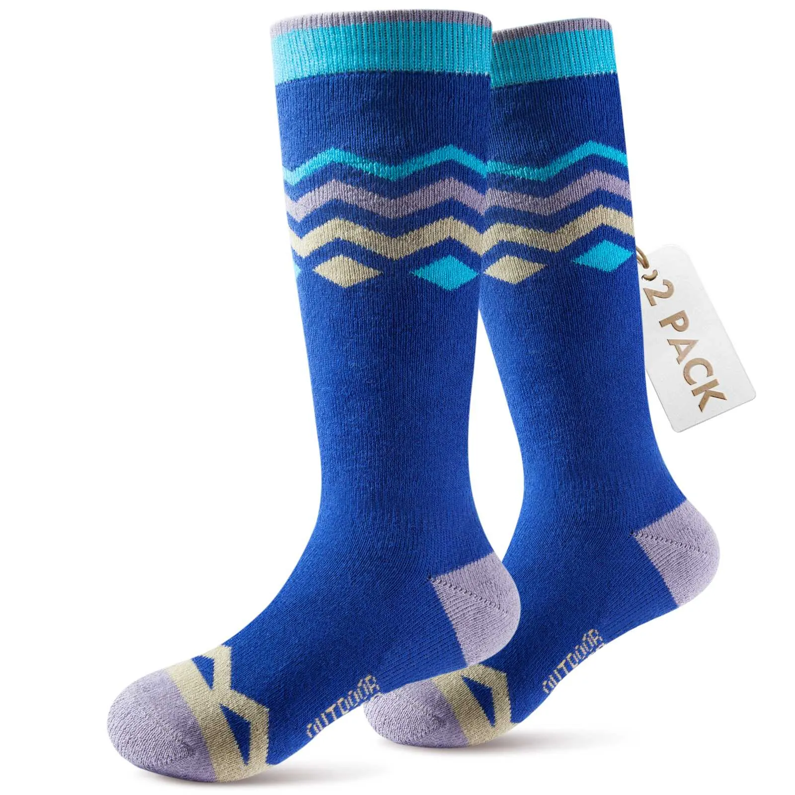 Kids Merino Wool Ski Socks