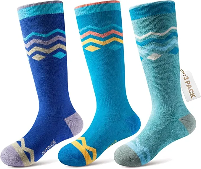 Kids Merino Wool Ski Socks