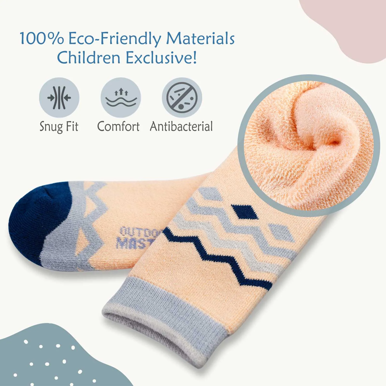 Kids Merino Wool Ski Socks