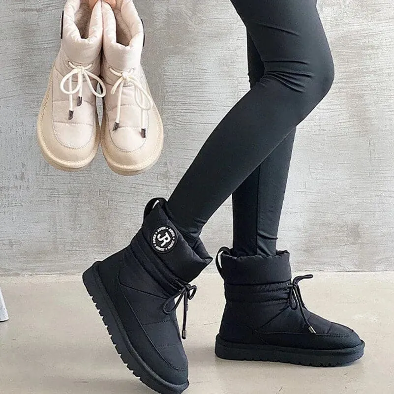 Leather Ankle Snow Boots: Stylish & Warm Winter Footwear