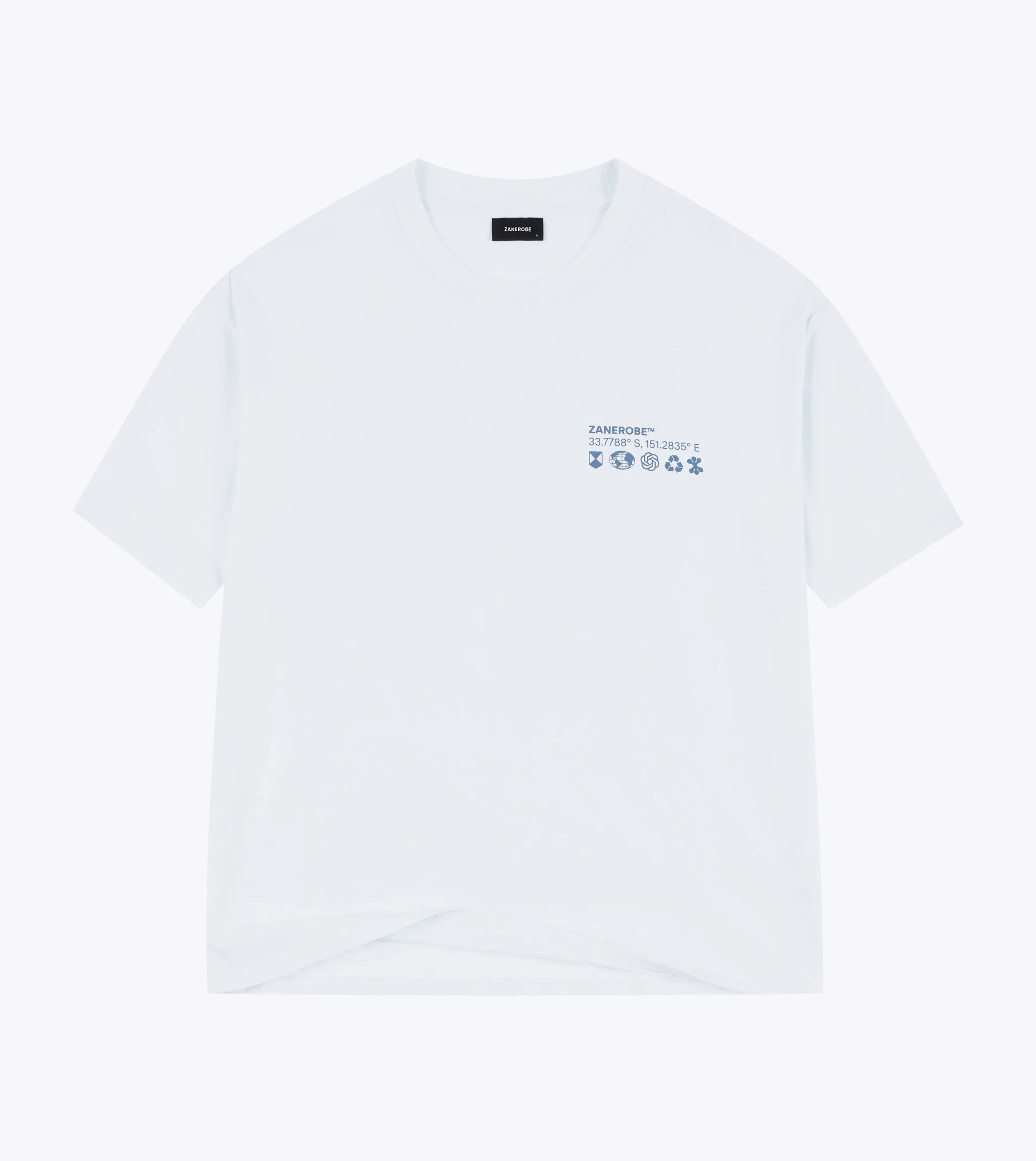 Levels Box Tee White