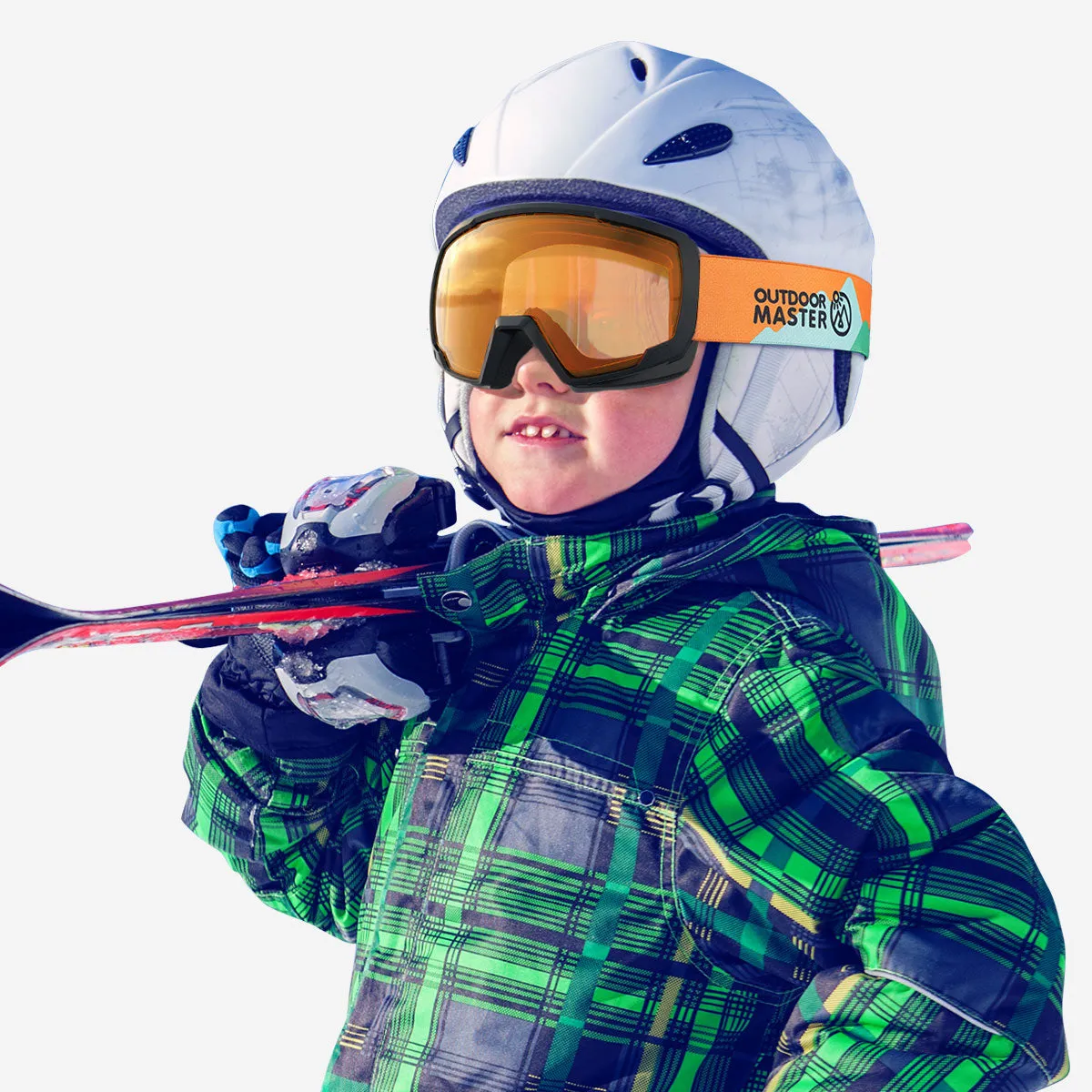 Lollipop Asian Fit Kids Snow Goggles