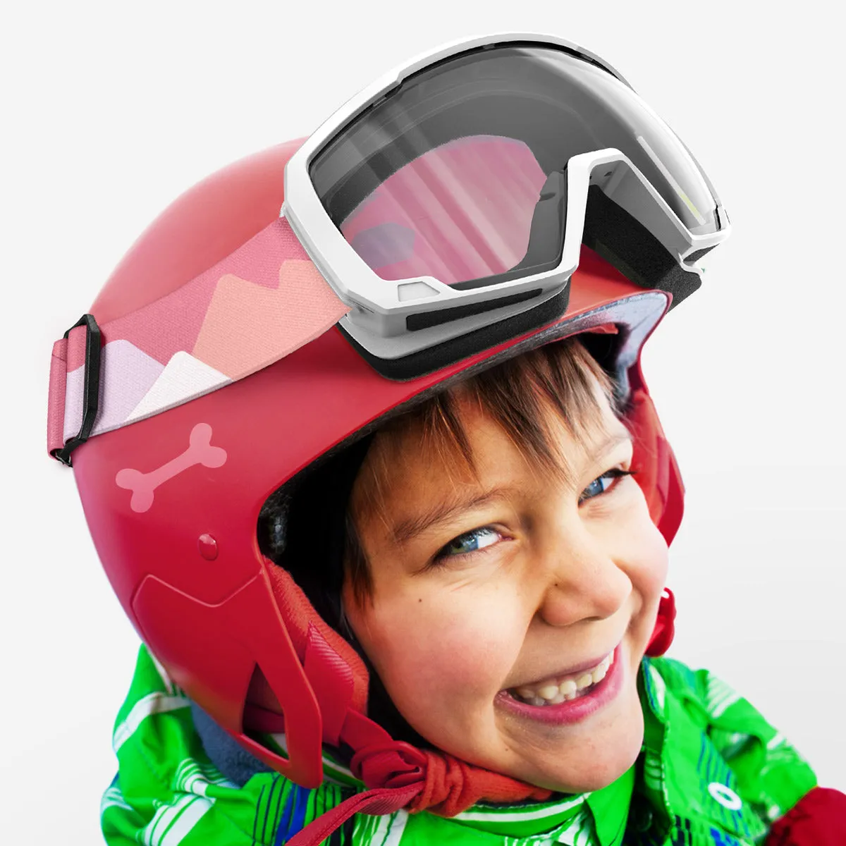 Lollipop Asian Fit Kids Snow Goggles