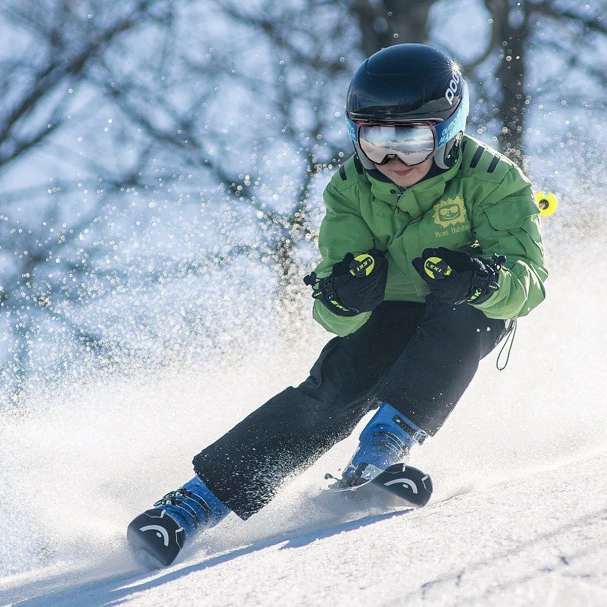 Lollipop Asian Fit Kids Snow Goggles