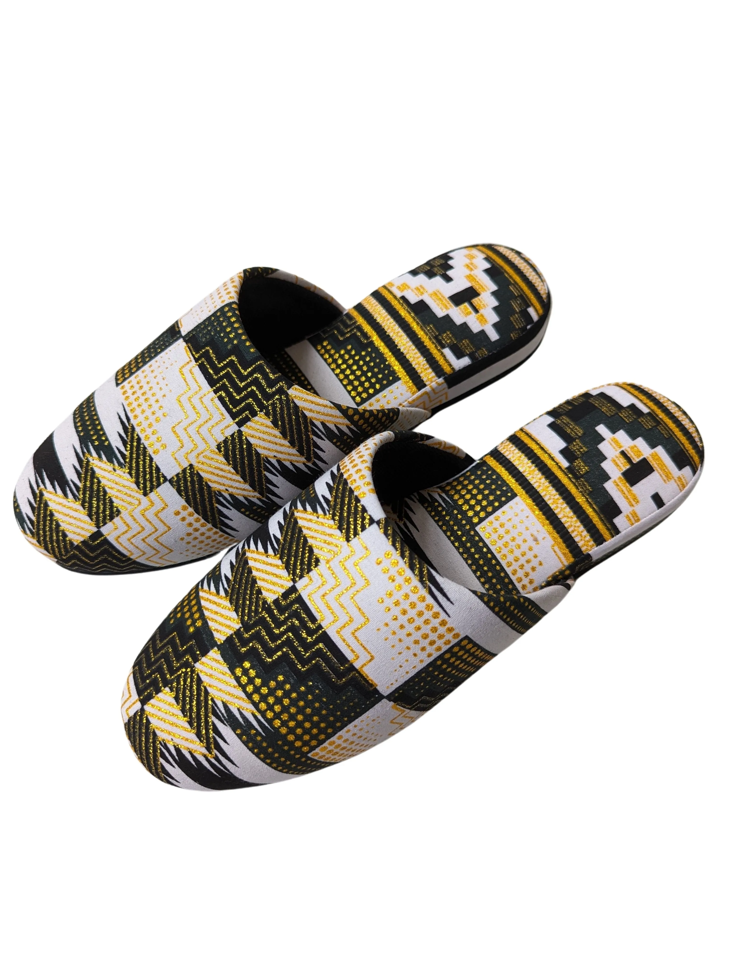 Medium | Print Mix Slippers 2023AW-M05 lamé