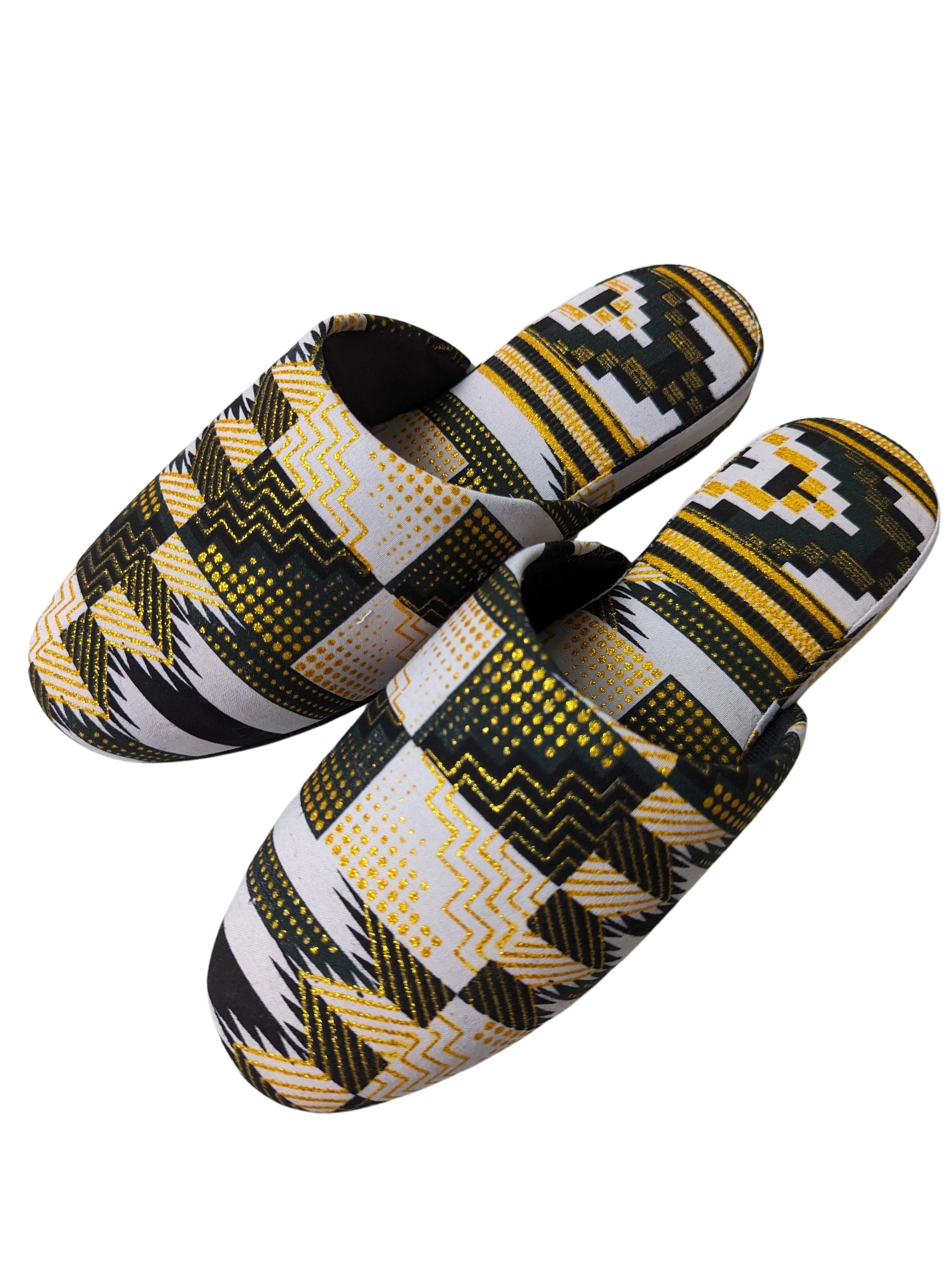 Medium | Print Mix Slippers 2023AW-M05 lamé