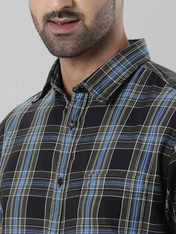 Men Checked Full Sleeve Cotton Shirt