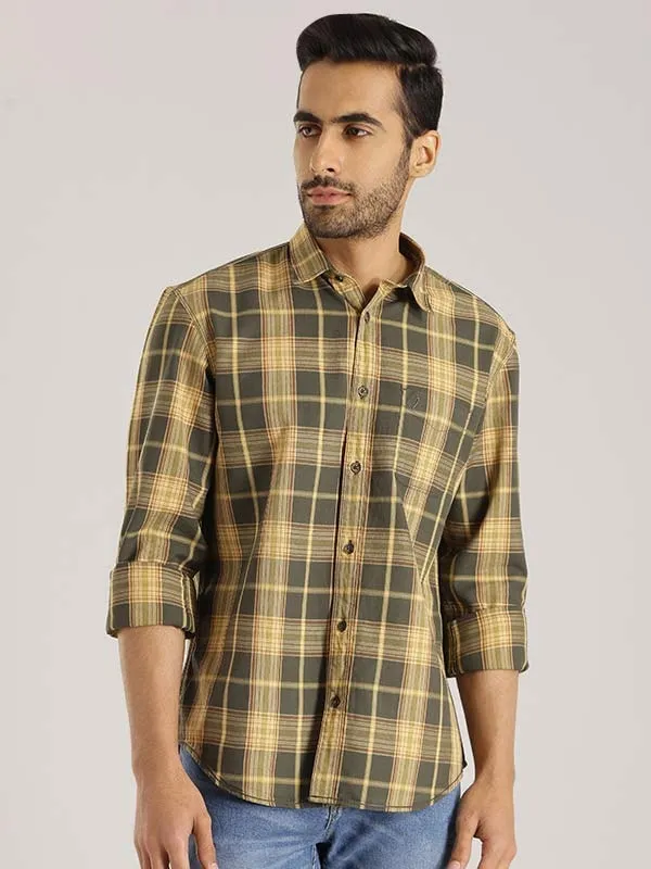 Men Checked Full Sleeve Cotton Shirt